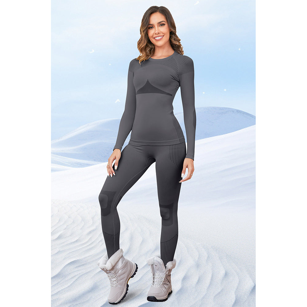 Attraco Women's Thermal Underwear Set Long Johns Warm Base Layer Top & Bottom for Cold Weather