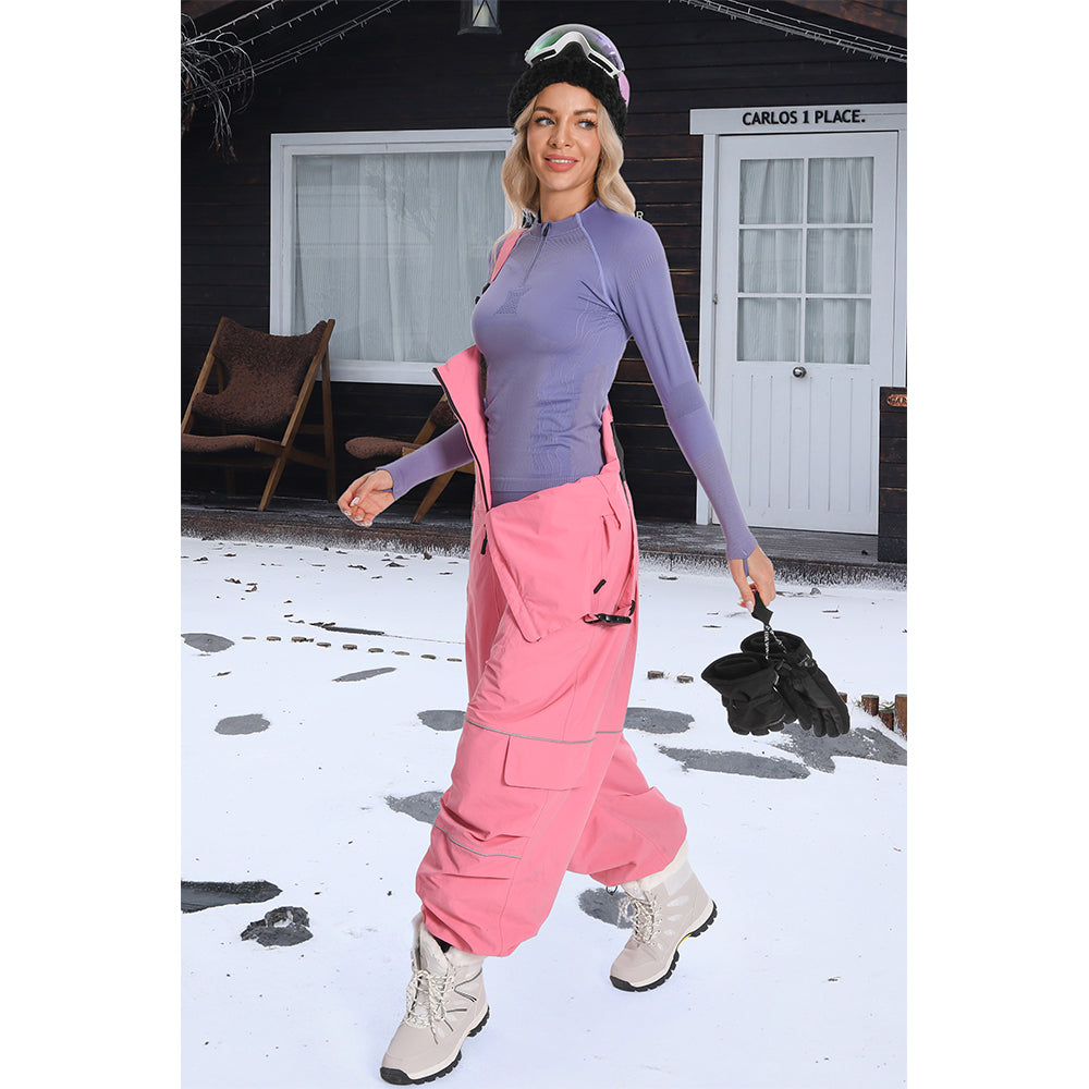 Attraco Women's Thermal Base Layer Set for Skiing Quarter Zip Thermal Underwear for Cold Weather