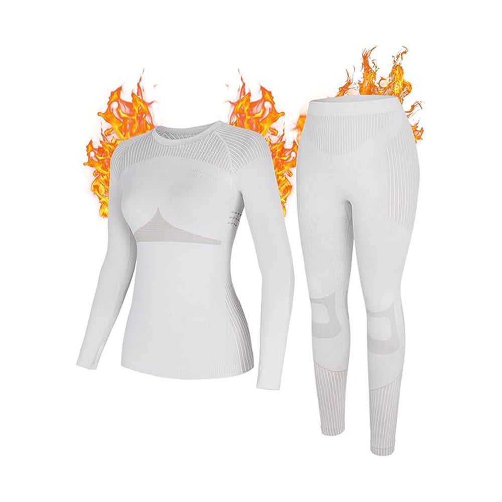 Attraco Women's Thermal Underwear Set Long Johns Warm Base Layer Top & Bottom for Cold Weather
