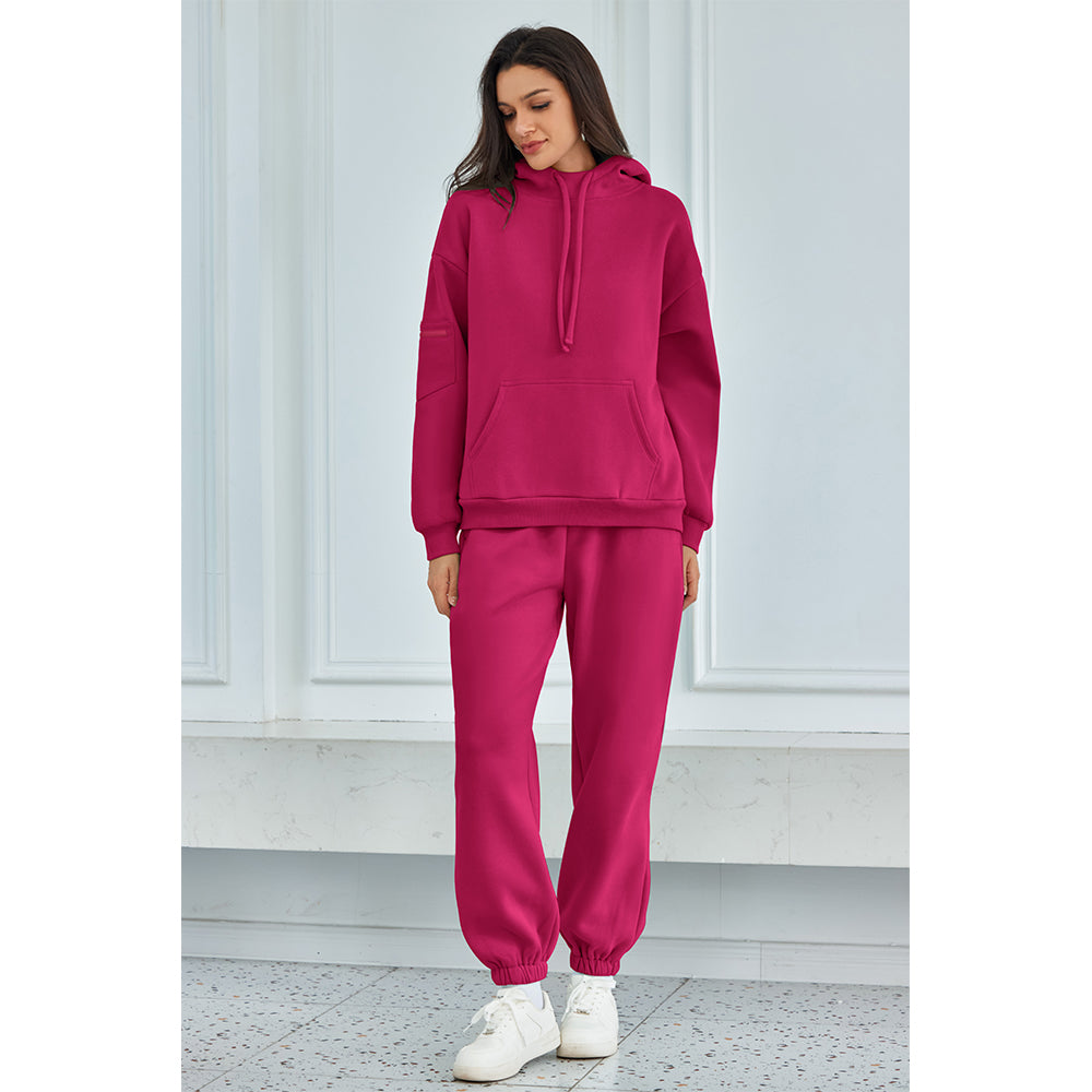 Attraco Women's Airplane Model Travel Hoodie Eye Mask Built in Long Sleeve Oversized Sweatshirt Fleece Hooded with Kangaroo Pocket