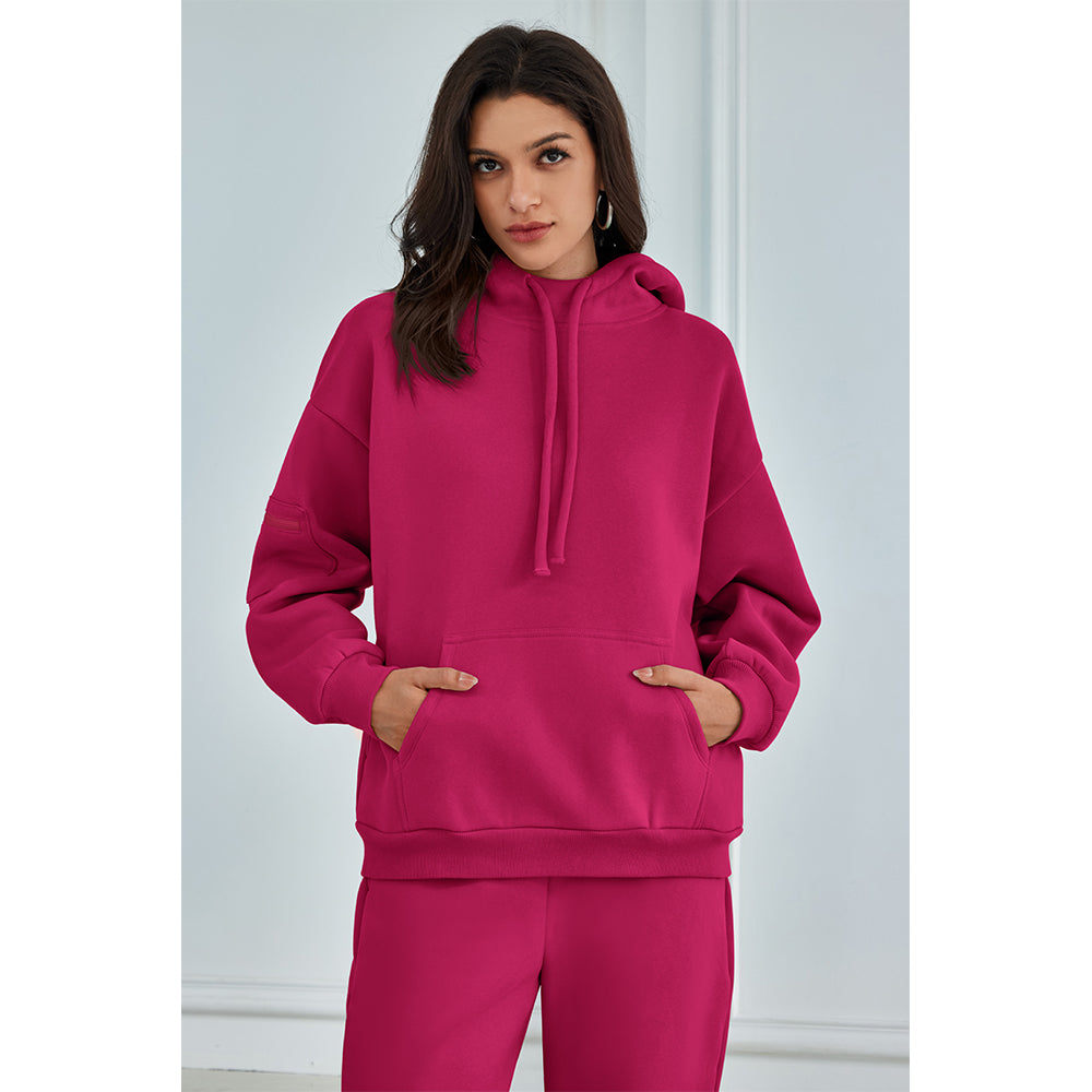 Attraco Women's Airplane Model Travel Hoodie Eye Mask Built in Long Sleeve Oversized Sweatshirt Fleece Hooded with Kangaroo Pocket