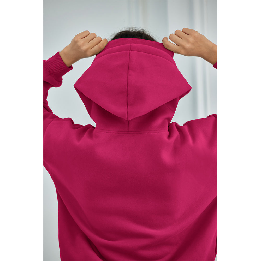 Attraco Women's Airplane Model Travel Hoodie Eye Mask Built in Long Sleeve Oversized Sweatshirt Fleece Hooded with Kangaroo Pocket