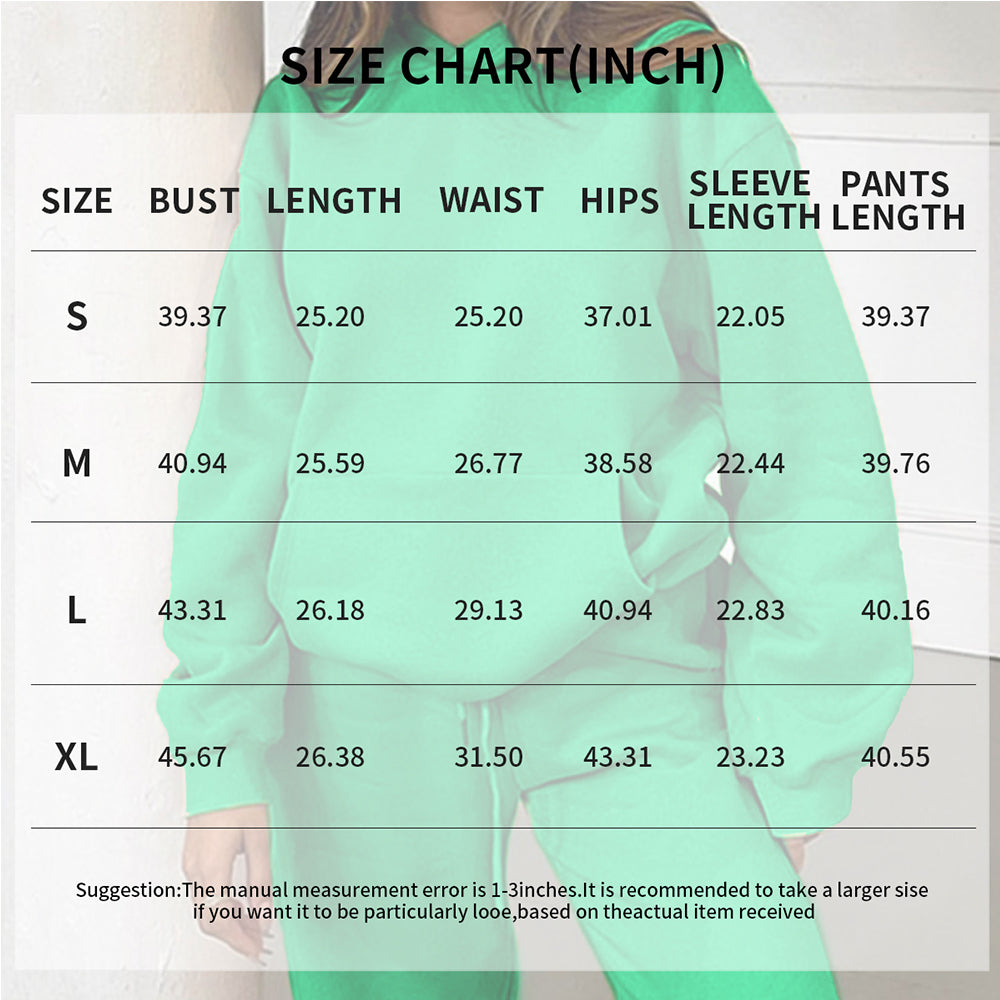 Attraco Womens 2 Piece Outfits Lounge Hoodie Sweatsuit Sets Oversized Sweatshirt Baggy Fall Fashion Sweatpants Tracksuit Set