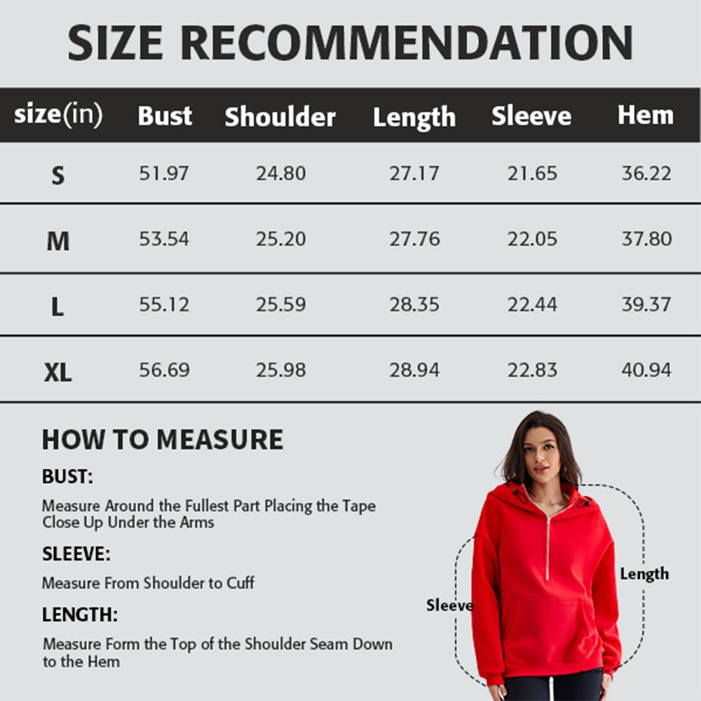 Attraco Women's Gameday Football Sequin Oversized Half Zip Fleece Pullover Hoodies Long Sleeve Fashion Half Zip Sweatshirt Fallfreshness Winter 2025