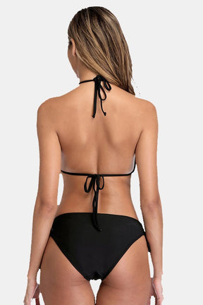 Cutout High Neck Bikini Swimsuits