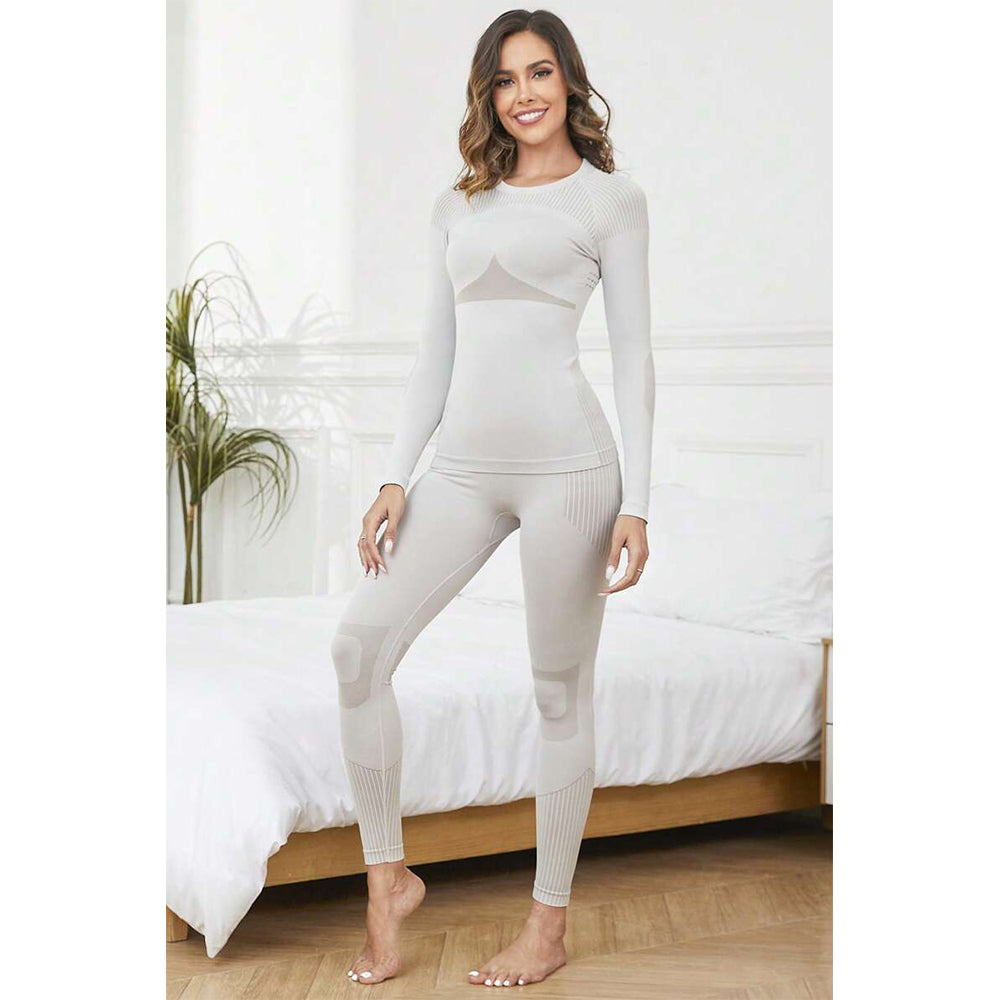 Attraco Women's Thermal Underwear Set Long Johns Warm Base Layer Top & Bottom for Cold Weather