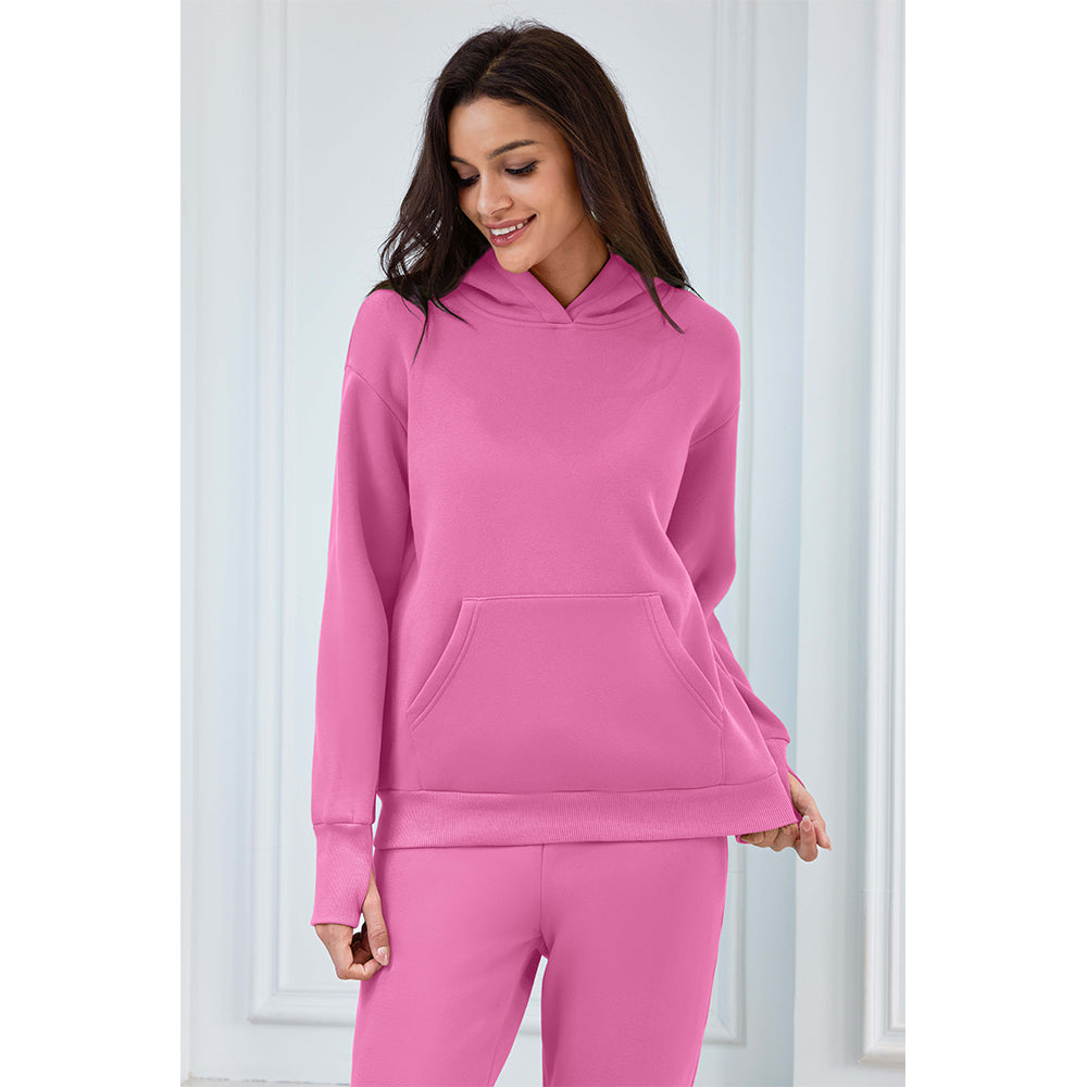 Attraco Womens 2 Piece Outfits Lounge Hoodie Sweatsuit Sets Oversized Sweatshirt with Sweatpants Tracksuit Set