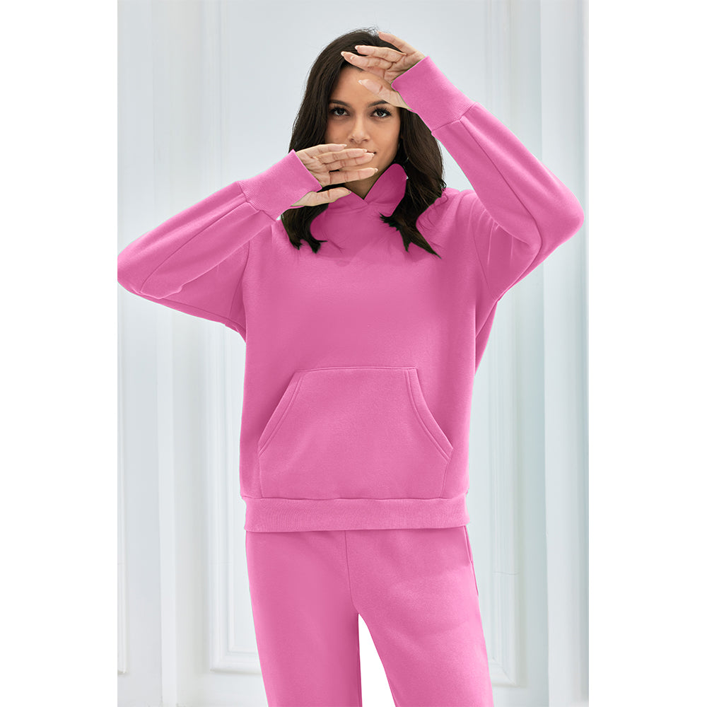 Attraco Womens 2 Piece Outfits Lounge Hoodie Sweatsuit Sets Oversized Sweatshirt with Sweatpants Tracksuit Set