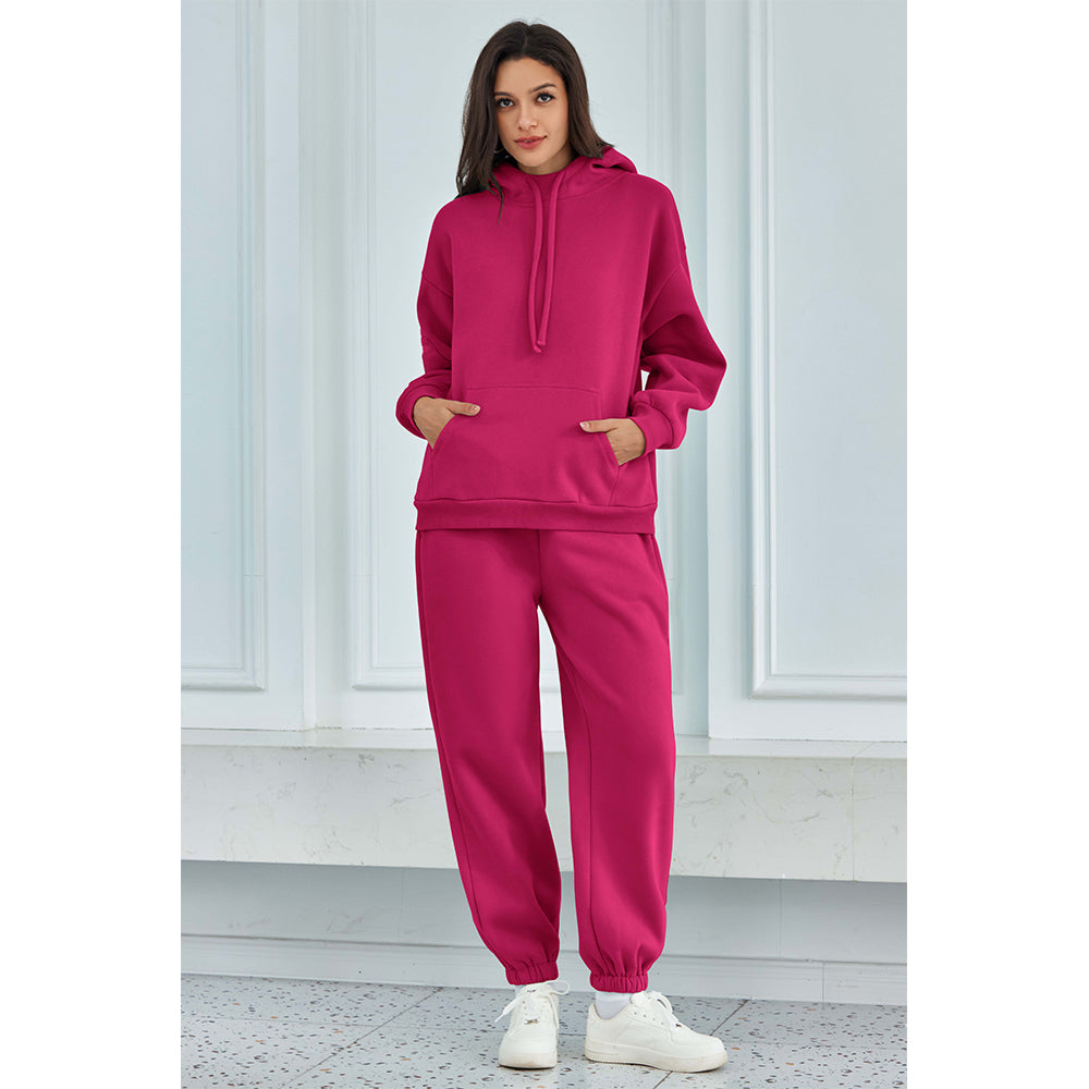 Attraco Women's Fallfreshness Unisex Airplane Model Travel Sweatpants Fleece Lined  Waistband with Side Pockets Sport Pants