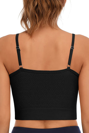 Sports Bras Seamless Padded Yoga Crop Tank Tops-6422