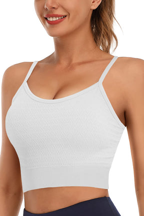 Sports Bras Seamless Padded Yoga Crop Tank Tops-6422