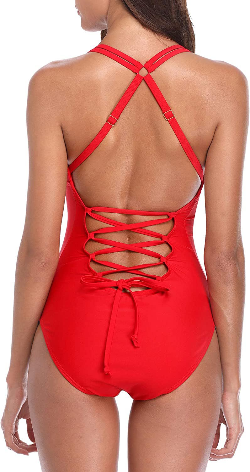 Women Backless Sexy One Piece Women Swimwear Monokini-3023